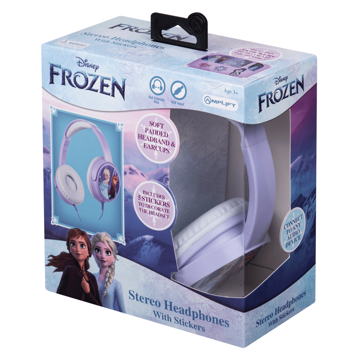 Amplify Aux Headphones with Stickers - Frozen