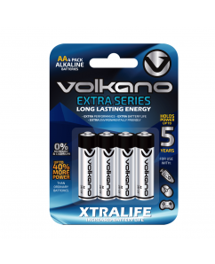 Volkano Alkaline Batteries AA 4pack